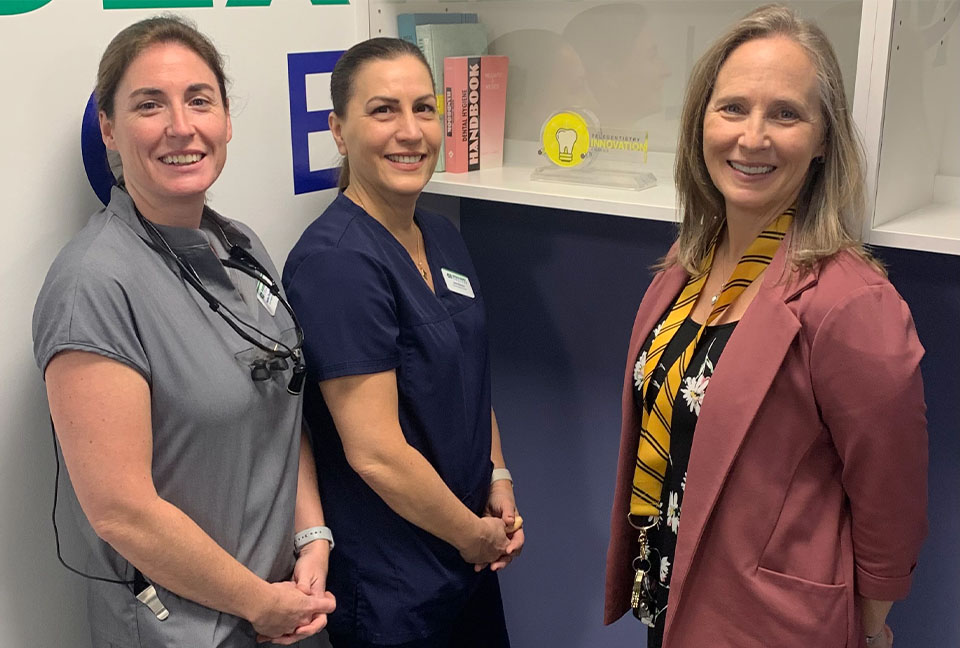 Three faculty and/or staff of Dental Hygiene Program