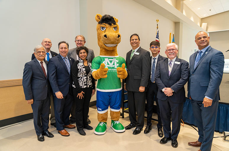 From left to right: Praful Raja, Robert Oras, Gary Taffet, Mark Finkelstein, Vinita Jethwani, Anand Paluri, Anvay Patel, President Mark McCormick, Kyle Anderson. 