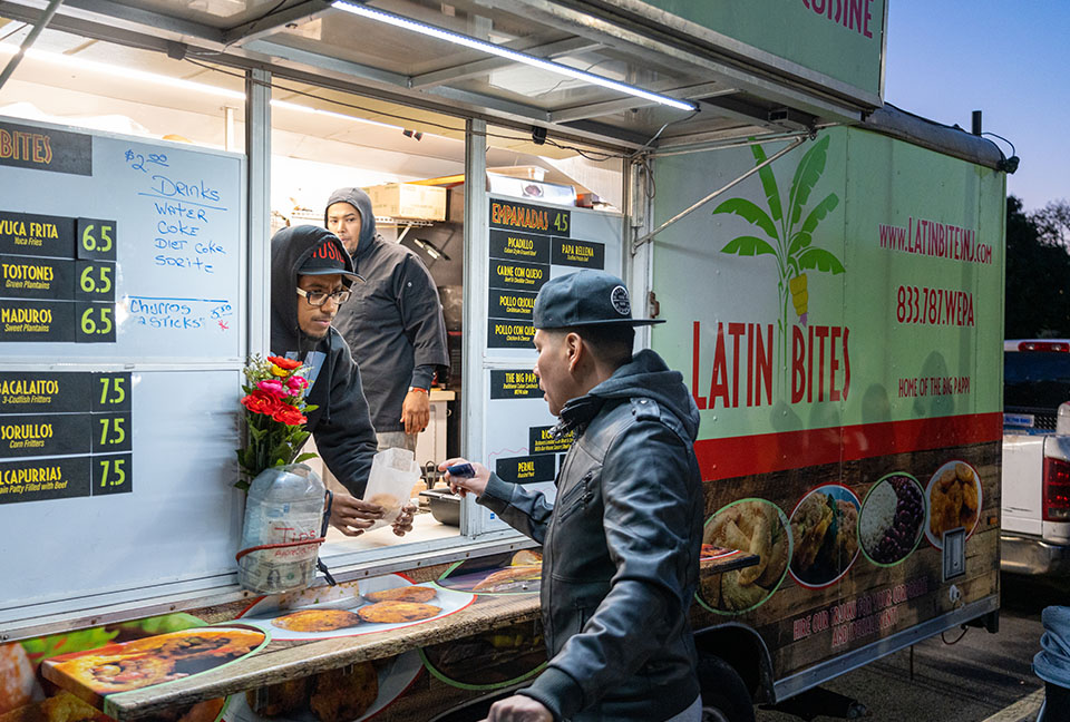 Enjoy some food from Latin Bites.