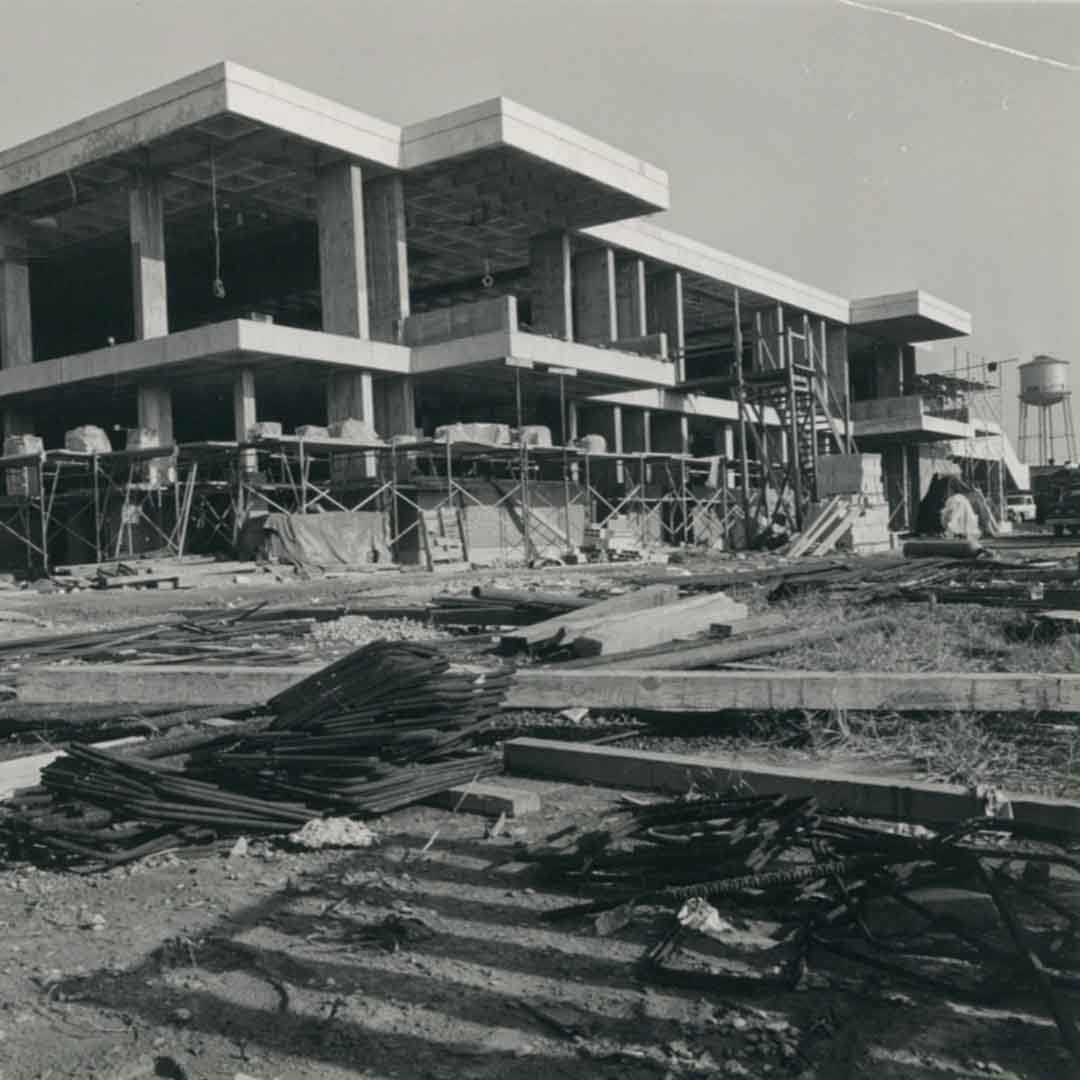 The building of the College Union in 1972.