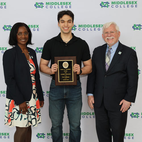 At Honors Convocation, 39 recipients of the Frank M. Chambers Award were celebrated.